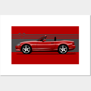 classic sports car convertible roadster NB transparent Posters and Art